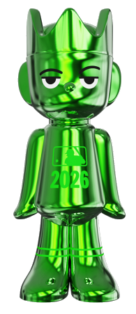 Trophy Emerald Trophy from MLB "Game Face (2025)". Finish reference from another Ghostwrite set; not this set's exact figure.